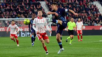 Carlos Dom&iacute;nguez, que ejerci&oacute; de capit&aacute;n, fue una de las novedades en la zaga del Celta ante el Girona.