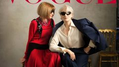 Anna Wintour y Meryl Streep, como Miranda Priestly