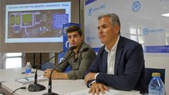 Rafa Dom�nguez y Guille Juncal presentaron el proyecto de ciudad deportiva que promete el PP de Pontevedra