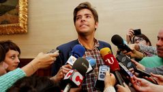 �ltimo acto de Adri�n Varela en el Ayuntamiento de Santiago