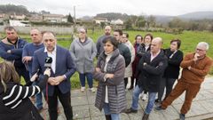 Visita del conselleiro Garc�a Comesa�a y cargos del PP, el mi�rcoles a la finca de Parga