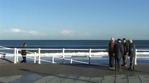 El muro de San Lorenzo en un fotograma de �Five�, de Abbas Kiarostami