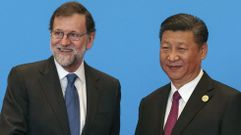 Rajoy junto a Xi Jinping