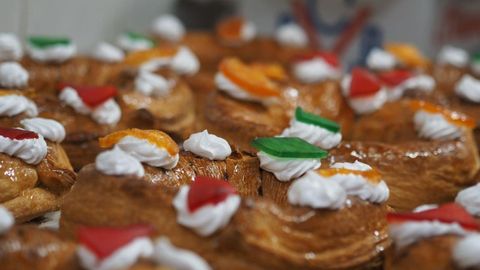 Roscones de Reyes elaborados en Panadería Casero