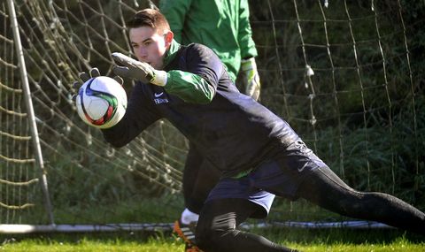 El portero c�ntabro Sergio Garc�a ha cumplido bajo los palos tras la lesi�n del herculino Ian Mackay. 