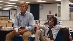Robert Redford y Dustin Hoffman, en �Todos los hombres del presidente�.