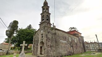 Iglesia y cementerio parroquial de Zas