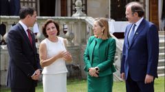 Los presidentes del Congreso y el Senado de ambos pa�ses se reunieron ayer en el parador