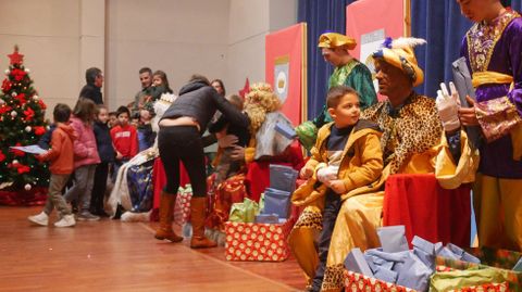 Os Reis Magos, no centro sociocultural de Sober o pasado 5 de xaneiro