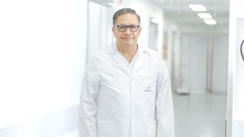 El doctor Rodrigo Medina, especialista del servicio de cardiolog�a del Hospital Quironsalud Miguel Dom�nguez de Pontevedra
