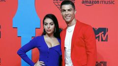 Georgina y Cristiano en una fotograf�a de archivo durante una entrega de premios.