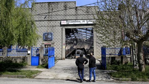 La nave de Al Volante qued� totalmente calcinada