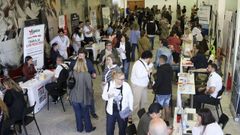 Un momento de la feria de empleo 45 + en el Auditorio de Ferrol, en mayo.