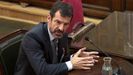 El comisario de los Mossos Ferran L�pez, durante su declaraci�n en el Tribunal Supremo por el juicio del desaf�o independentista