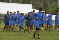 El Pontevedra llega al ecuador de la pretemporada tras tres semanas entrenando. 