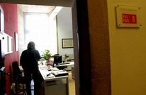 El despacho de PSOE en el Concello de Santiago, en una imagen de archivo.