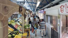 Los placeros llevan ms de siete aos en la ubicacin provisional de la Alameda.