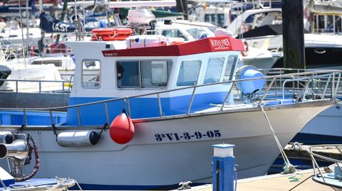 Nuevo Fren Uno, en el puerto de Portonovo este martes por la tarde