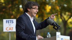 Carles Puigdemont, en una imagen de la campa�a electoral