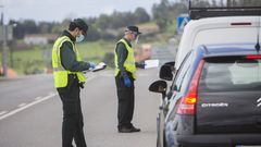 Imagen de archivo de un control realizado durante el confinamiento de primavera