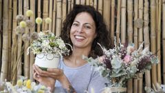 Beatriz Arias imparti� el primer taller en la florister�a el a�o pasado.