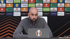 Claudio Girldez, en la comparecencia posterior al Celta-Blolonia en Balados.