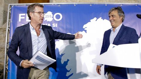 Feijoo presenta un programa que resume �a Galicia que queremos�