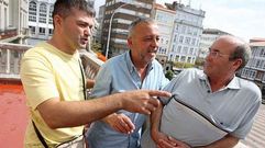 Leira, Castro y Perille trabajan en Maessa y participan en el encierro.
