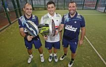 Juan Carlos V�zquez, Juan Carlos Mart�nez y Carlos Otero, tres de los componentes del equipo. 