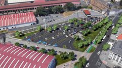 Doscientas plazas p�blicas y con vistas al mar: as� es el aparcamiento proyectado en Ferrol