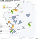 Estado de los presupuestos de cada concello