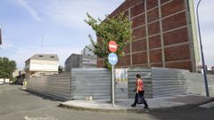Obras de la primera promoci�n de viviendas construida en Carballo desde la crisis de 2008