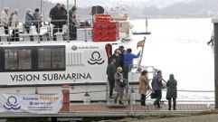 Un crucero por la r�a que parte de Combarro y que ha tenido que incrementar los precios, como buena parte del sector tur�stico.
