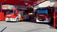 Imagen de archivo de bomberos de Vigo