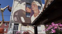 A medida que avanzan os trazos do mural de Yoseba MP tamn avanza a conta atrs para o 17 de maio na aldea do Couto