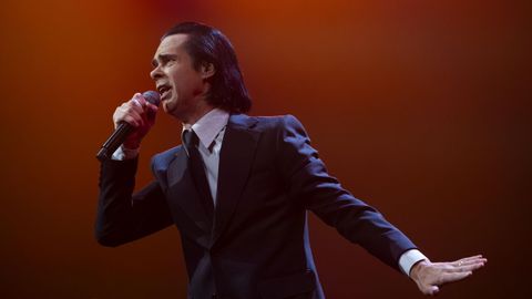 Nick Cave durante su concierto en Lisboa 