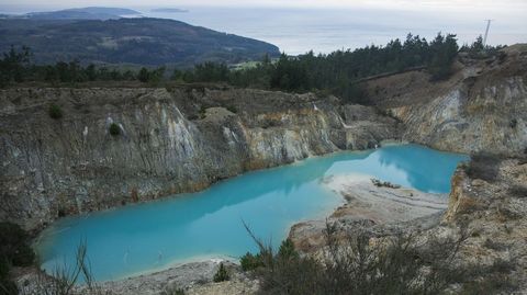 Una de las balsas del Monte Neme, que se reducirn o anularn