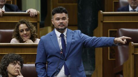 El portavoz de ERC en el Congreso, Gabriel Rufin