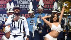 Presentaci�n en Las Vegas del Mayweather vs Pacquiao