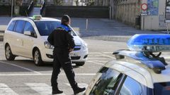 Operativo de tr�fico de la Polic�a Local, en una imagen de archivo