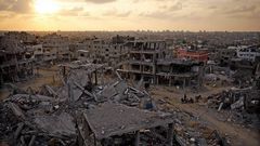 Paisaje de la destruci�n en Gaza