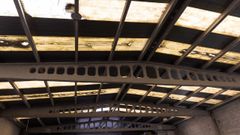 Las instalaciones presentan graves deficiencias en la cubierta.