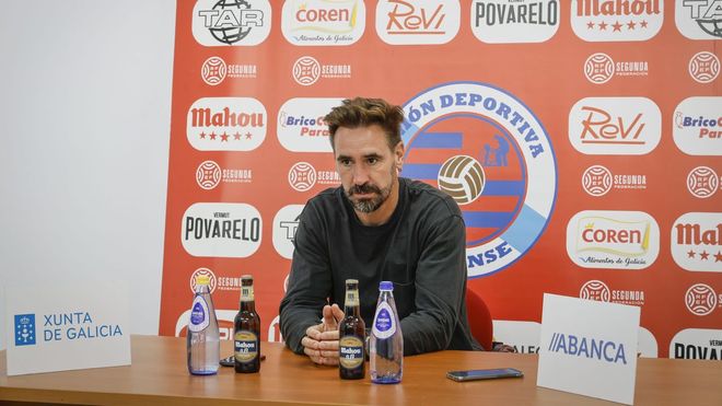 Borja Fen�ndez, en las instalaciones de O Couto