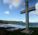 La cruz de San Rom�n evoca a n�ufragos muertos en 1957. 