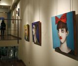 La muestra ofrece tres series diferentes dentro del mismo recinto de la galer�a Visol. 