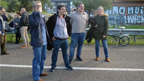 Los concejales Diego Vali�o e Ignacio Fern�ndez del P�ramo participaron en el amag�estu del Bulevar de Santullano.Los concejales Diego Vali�o e Ignacio Fern�ndez del P�ramo participaron en el amag�estu del Bulevar de Santullano