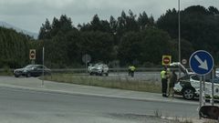 Este control de alcohol se estableci� el jueves a las cuatro de la tarde en la N-550 en Cambre.