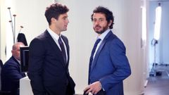 Los actores Jason Fern�ndez (a la izquierda) y Javier Pereira.