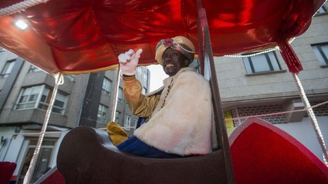 Cabalgata de los Reyes Magos, en Carballo