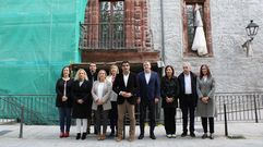El delegado y los jefes territoriales, en O Barco de Valdeorras.
